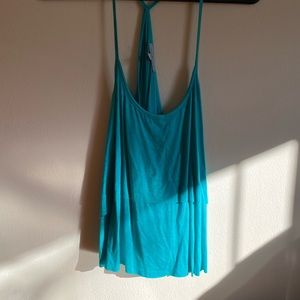 Teal racerback shirt